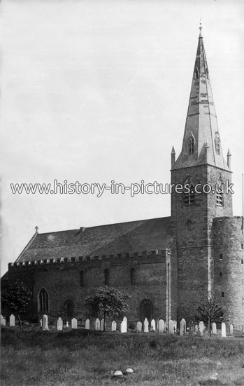 All Saints Church, Brixworth, Northamptonshire. c.1908.
